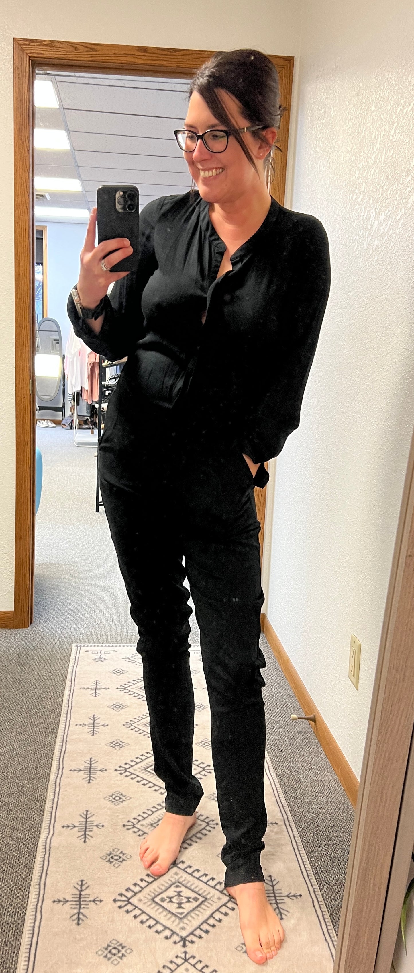 Black Halo Jumpsuit