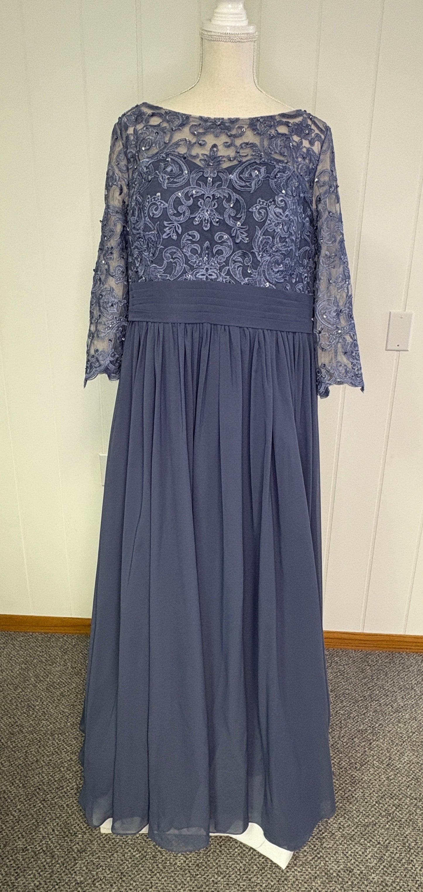 Formal Lace Bedazzle Dress