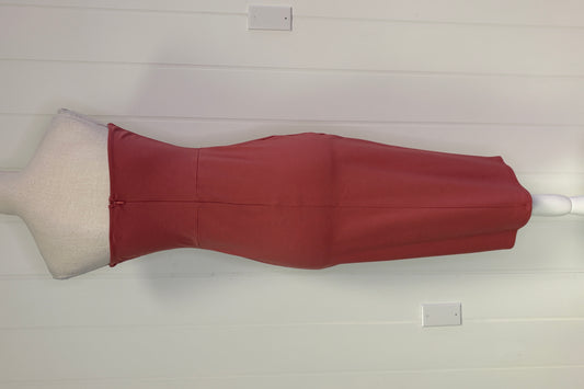 Formal Strapless A-Line Knit Dress