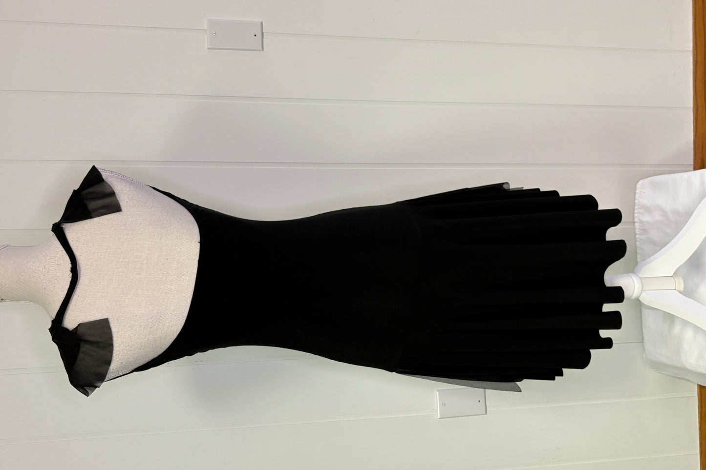 Formal Diamond Center Ruffle Halter Dress