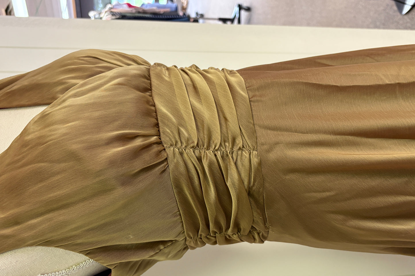 Formal Mid-Length Sheer Dress
