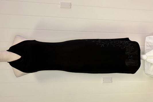 Formal Halter Dress with Beaded Bottom