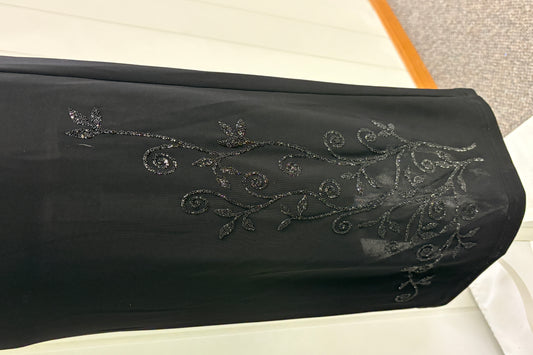 Formal Halter Dress with Beaded Bottom