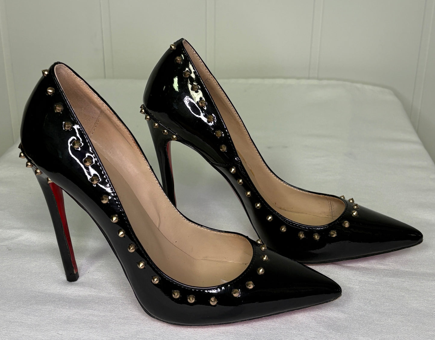 Studded Pointed Toe Heels
