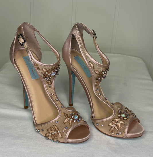 Betsy Johnson Beaded Heels