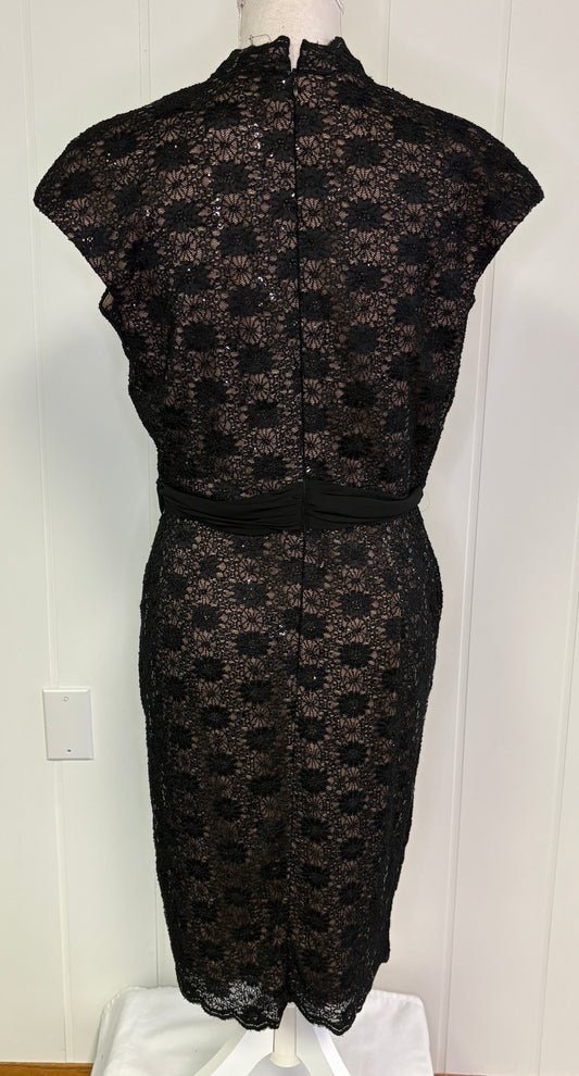 Formal Dress Lace Overlay with Pockets