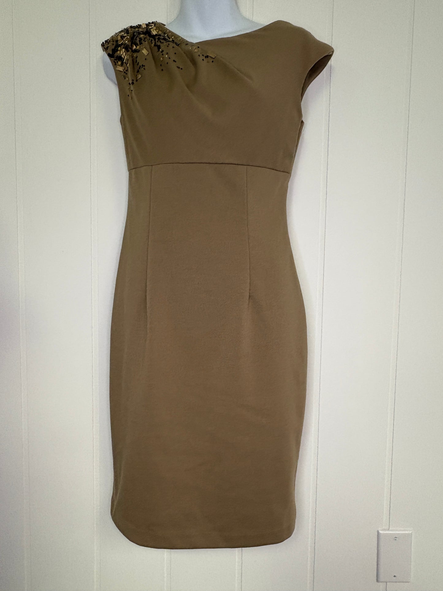 Formal Knit Dress with Beads