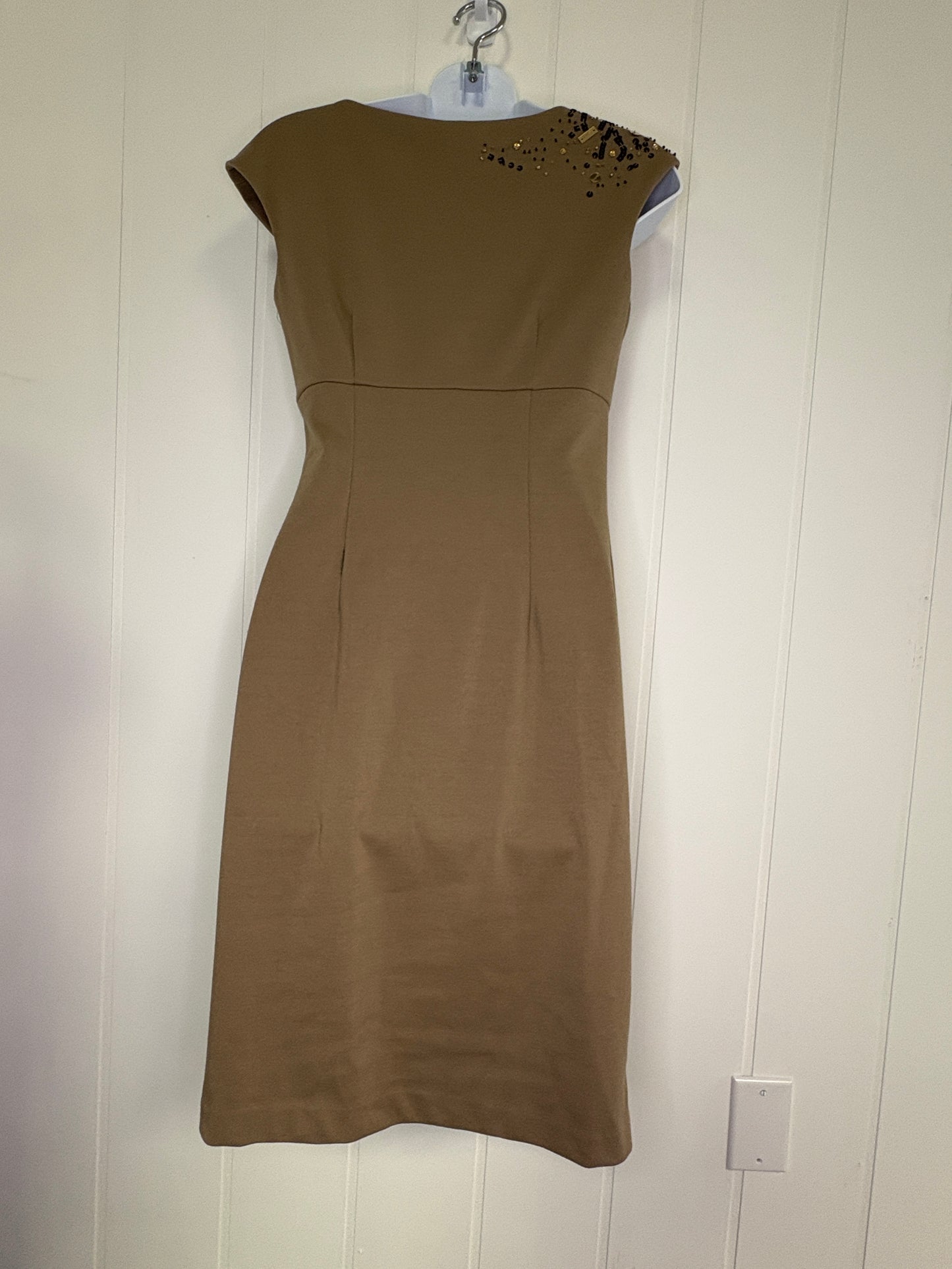 Formal Knit Dress with Beads