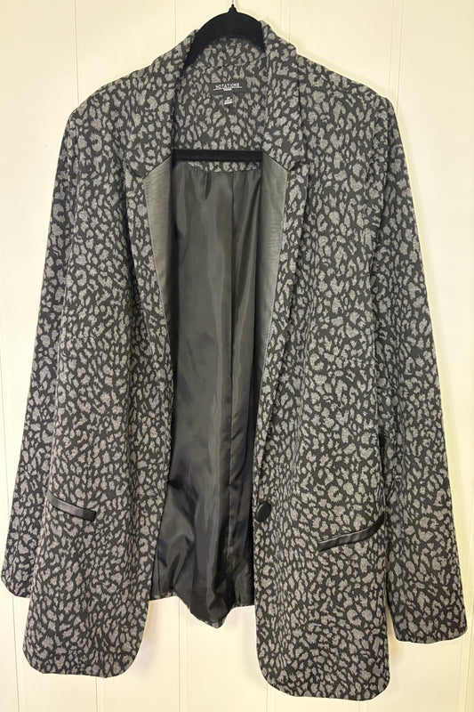 Jacket Blazer w/Animal Print
