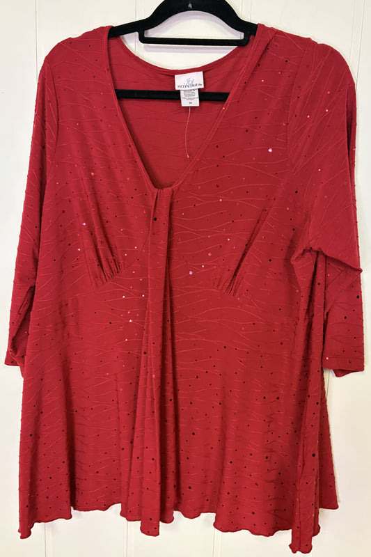 Jaclyn Smith Top w/Sequins