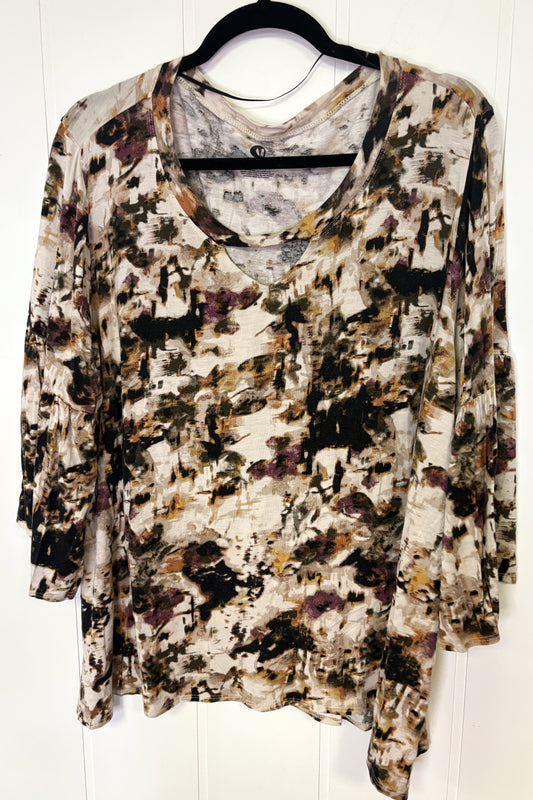 Knit Top w/Flowy Arms