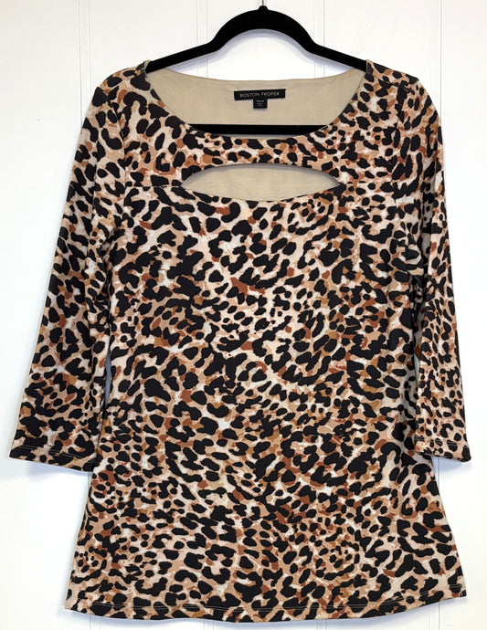 Animal Print Tunic Top