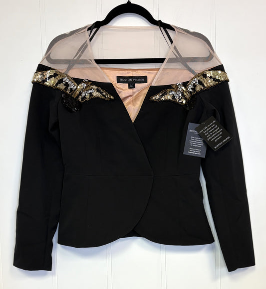 Blazer w/Mesh+Sequin Bird