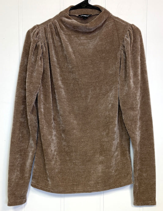Velour High Neck Sweater