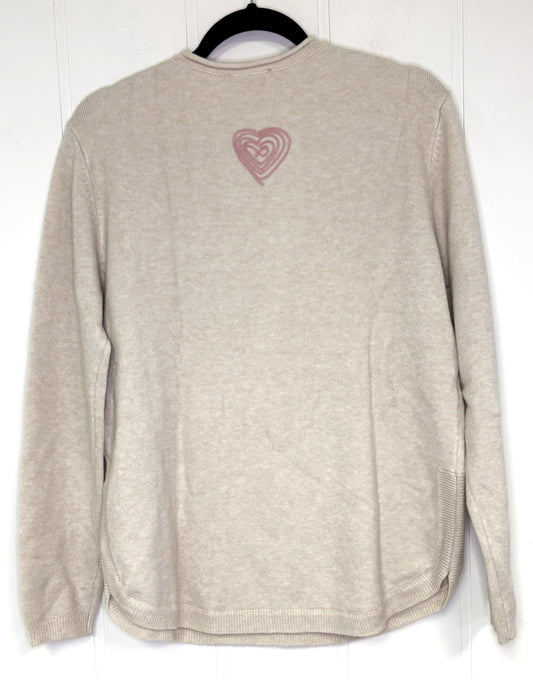Heart Stitch Crew Neck Sweater