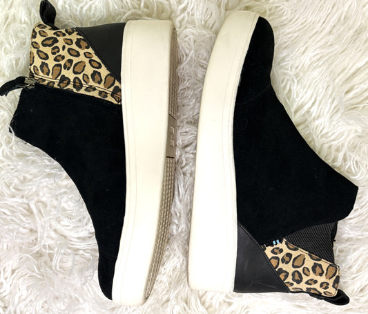 TOMS Animal Print Zip Booties
