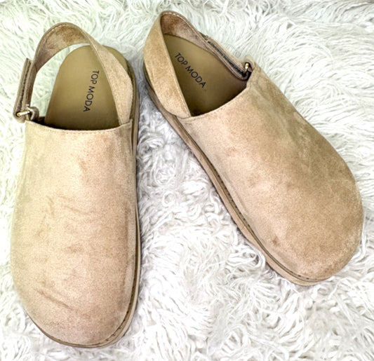 TOP MODA Slingback Clogs