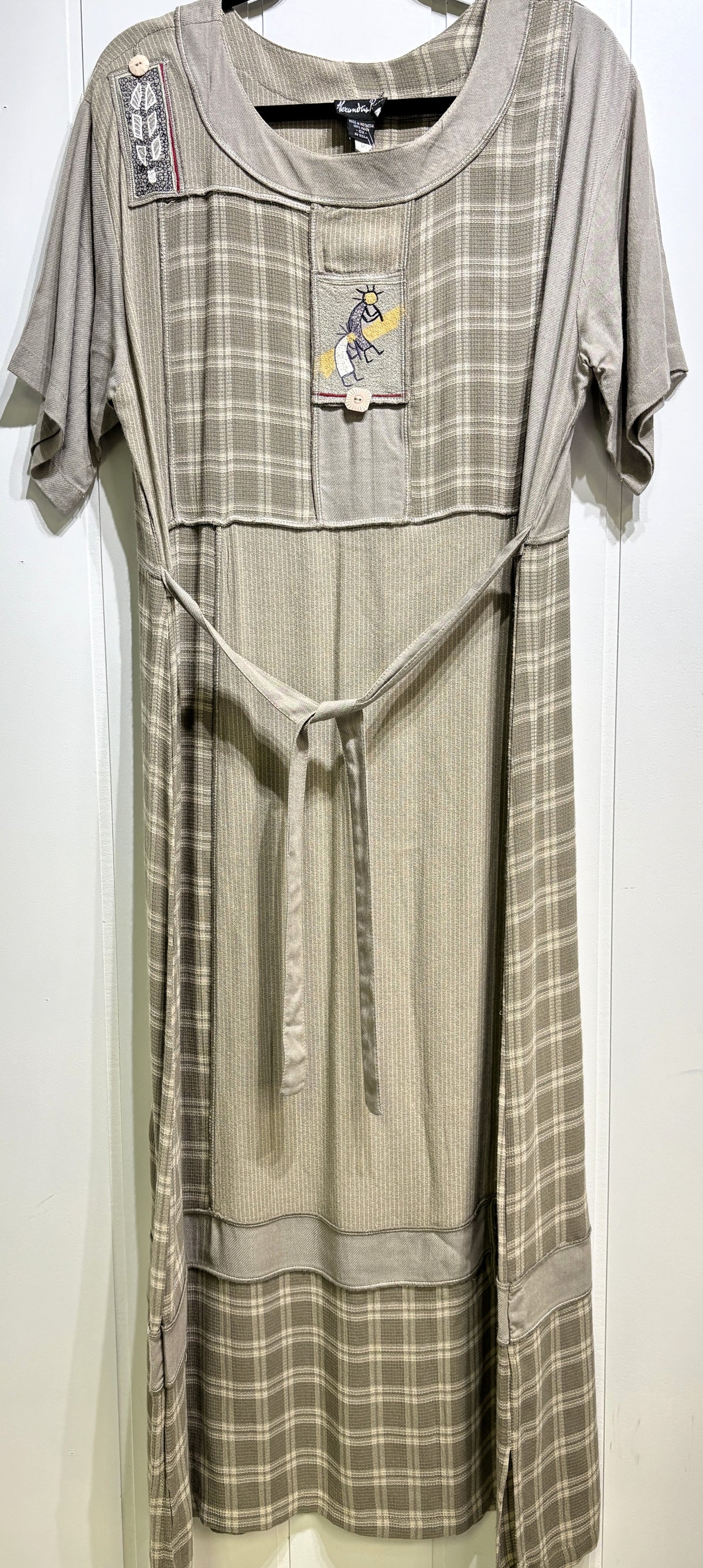 Alexandria Pierce Plaid Maxi Dress