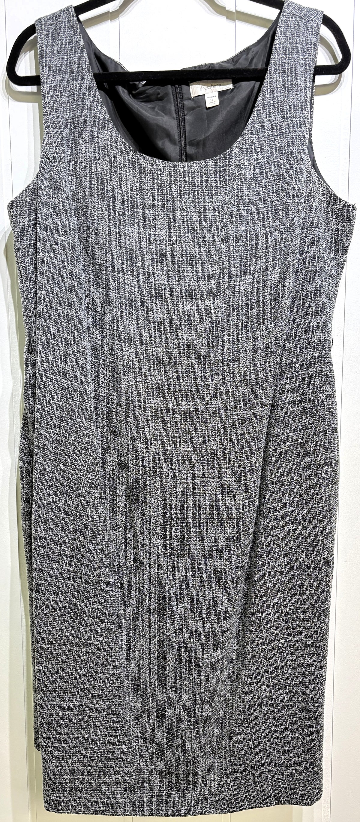 Dressbarn Tweed Lined Dress