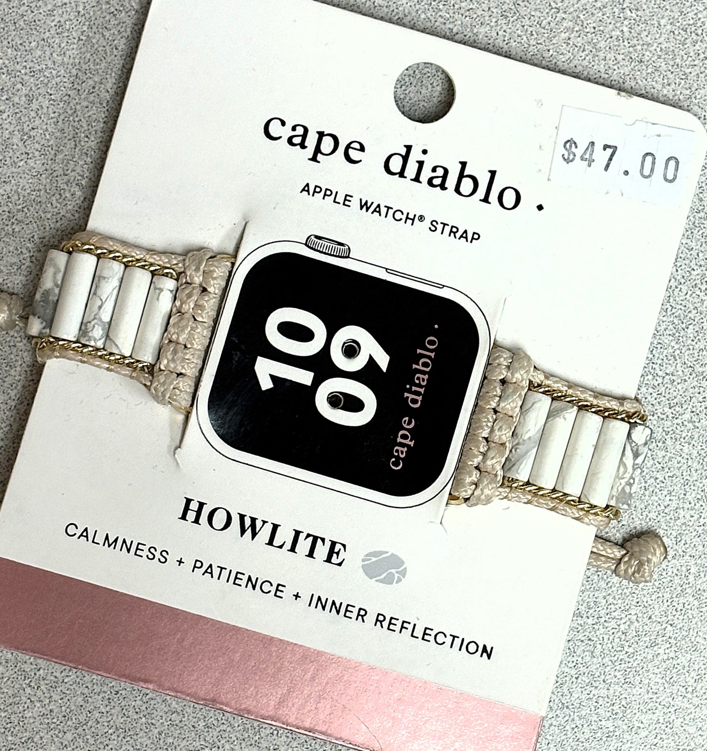 Cape Diablo HOWLITE Marble Watch Strap
