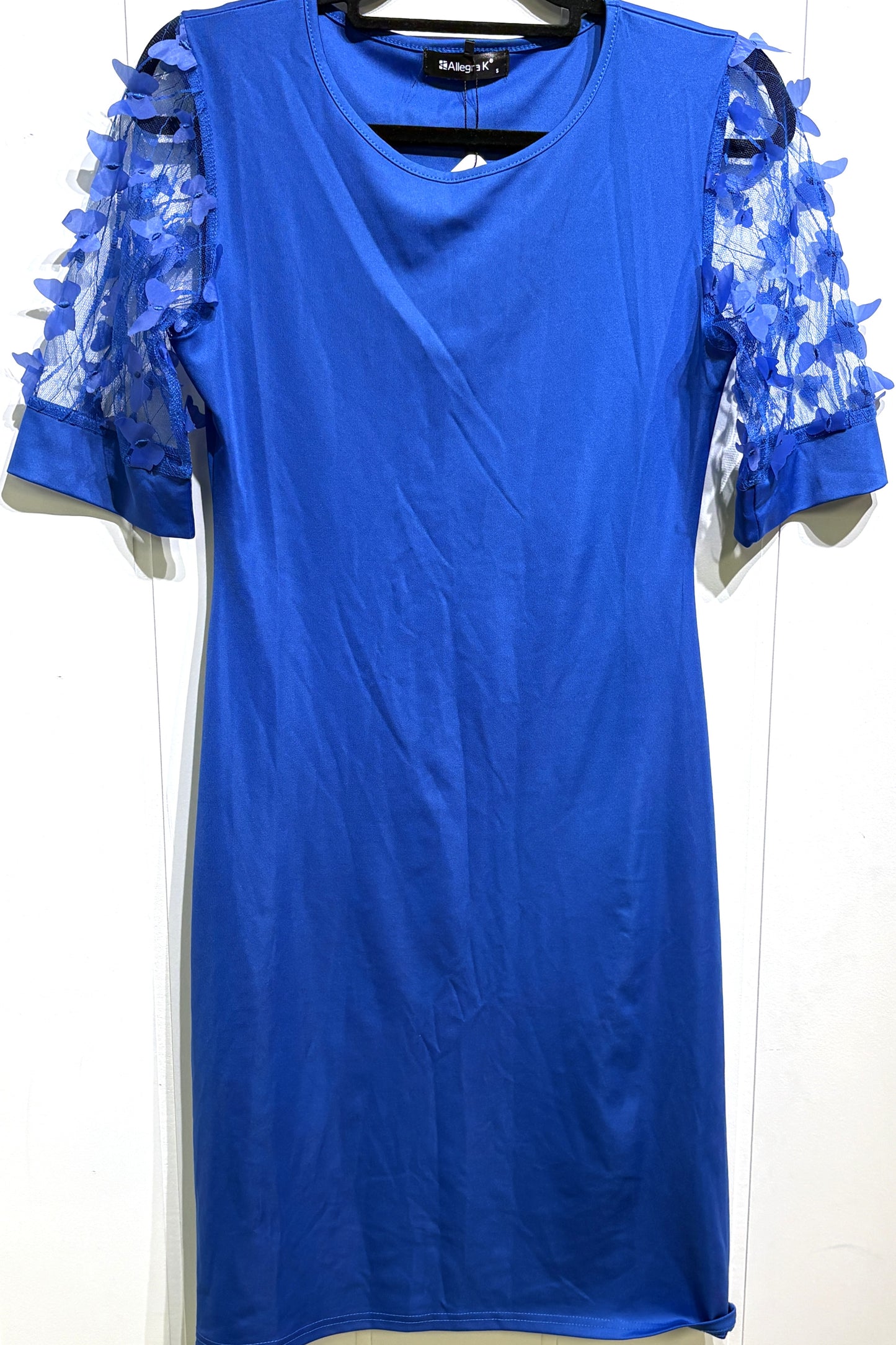 Allegra K Dress w/3D Butterfly Appliques