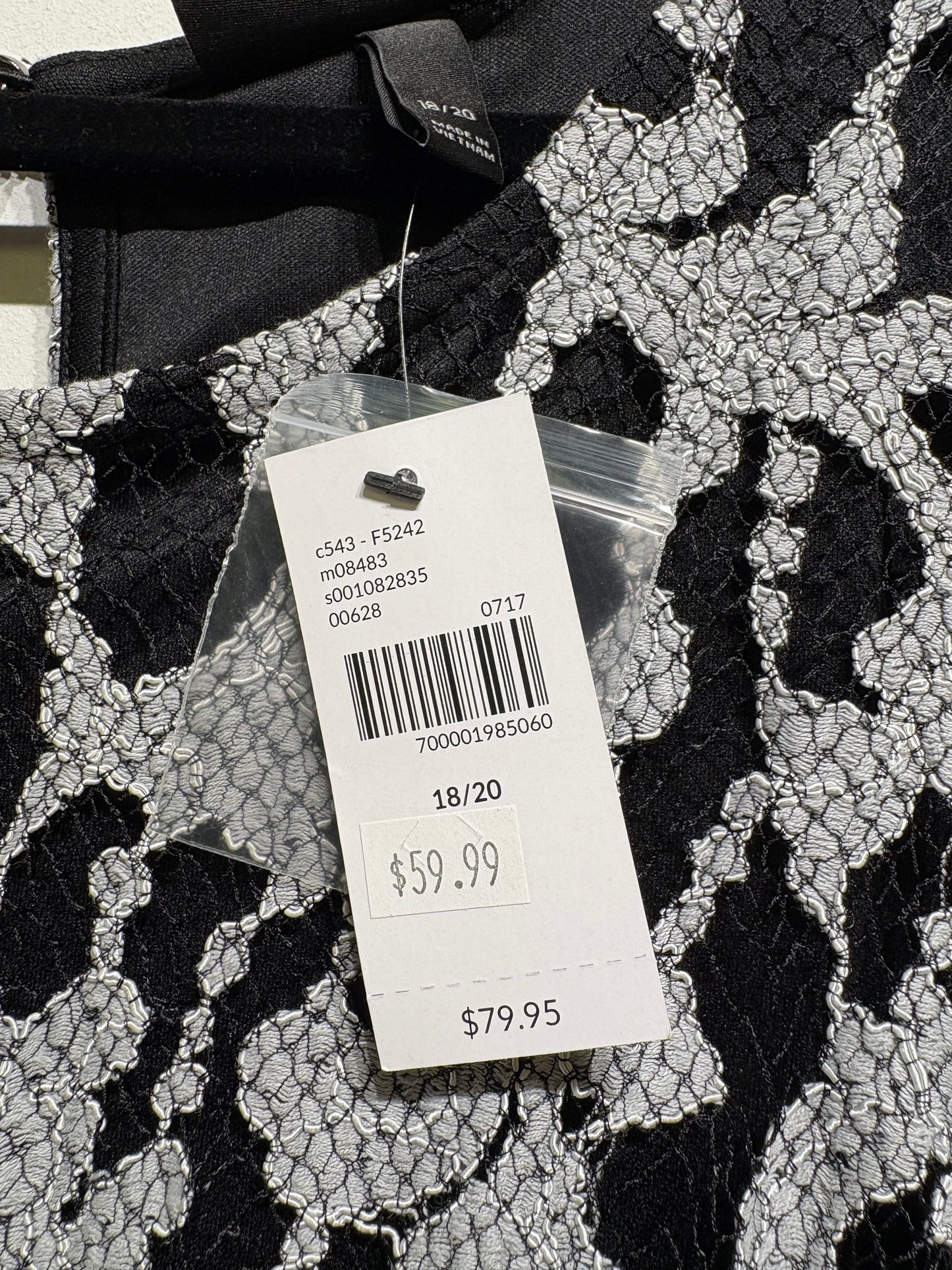 Lane Bryant Lace Overlay Dress