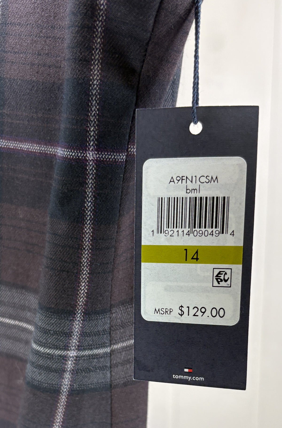 Tommy Hilfiger Plaid Collar Dress