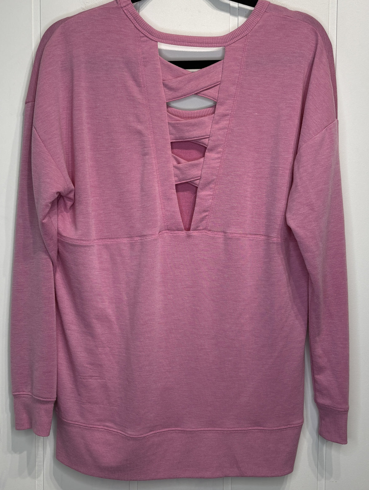 Lightweight Sweater w/Crisscross Back