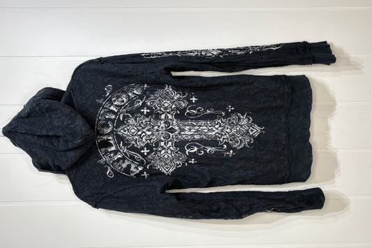 Affliction Reversible Graphic Zip Hoodie