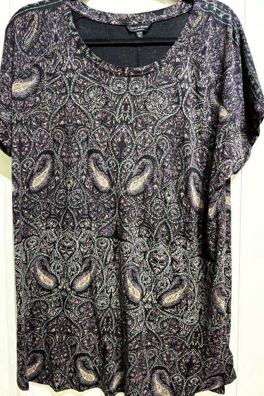 Lucky Brand Paisley T-Shirt