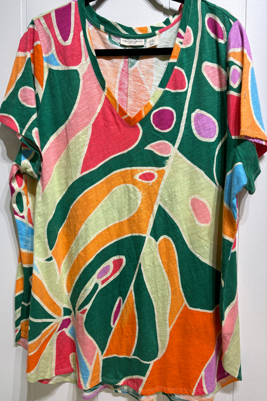 Christian Siriano Geometric Tee