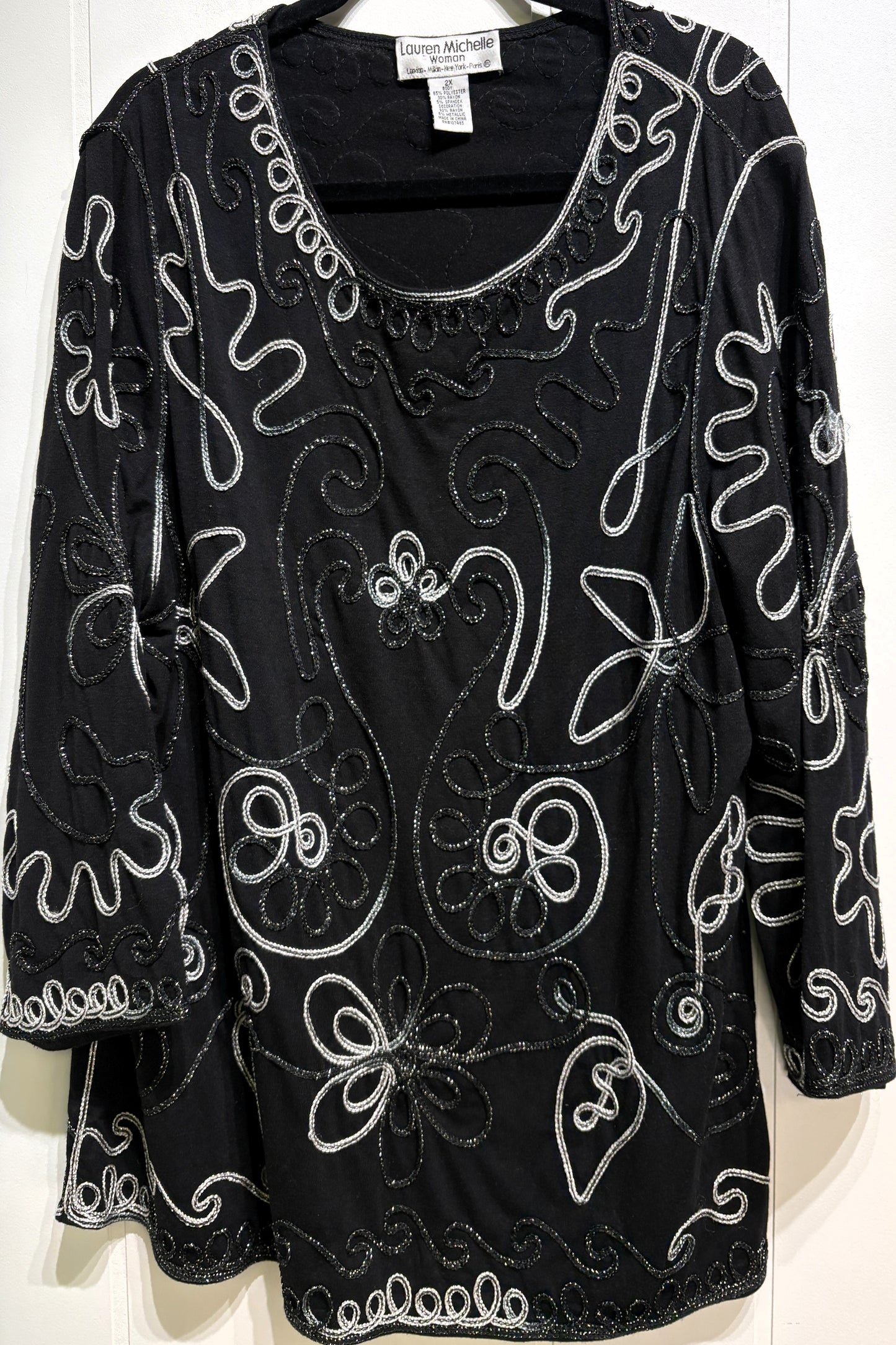 Lauren Michelle Embroidered Top