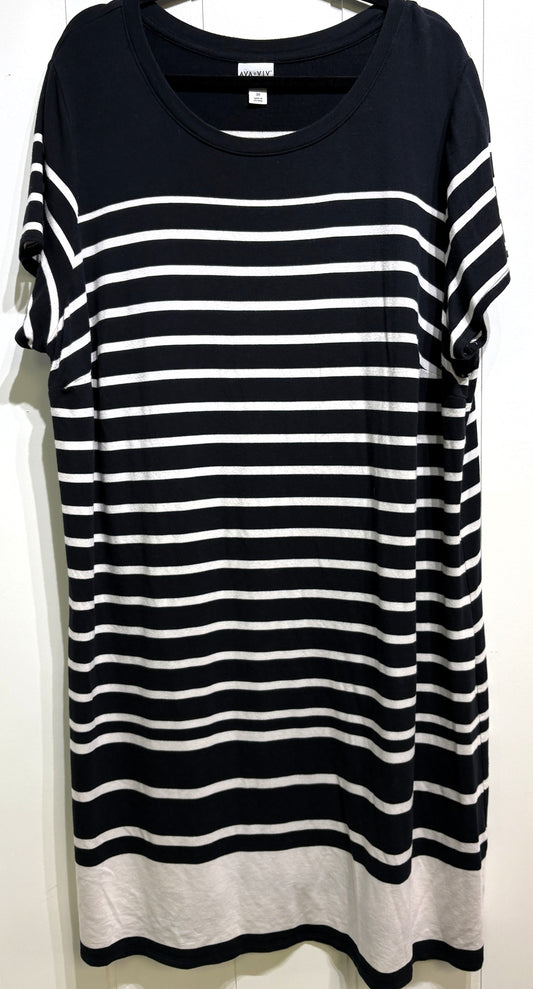 Ava & Viv Stripe T-shirt Dress