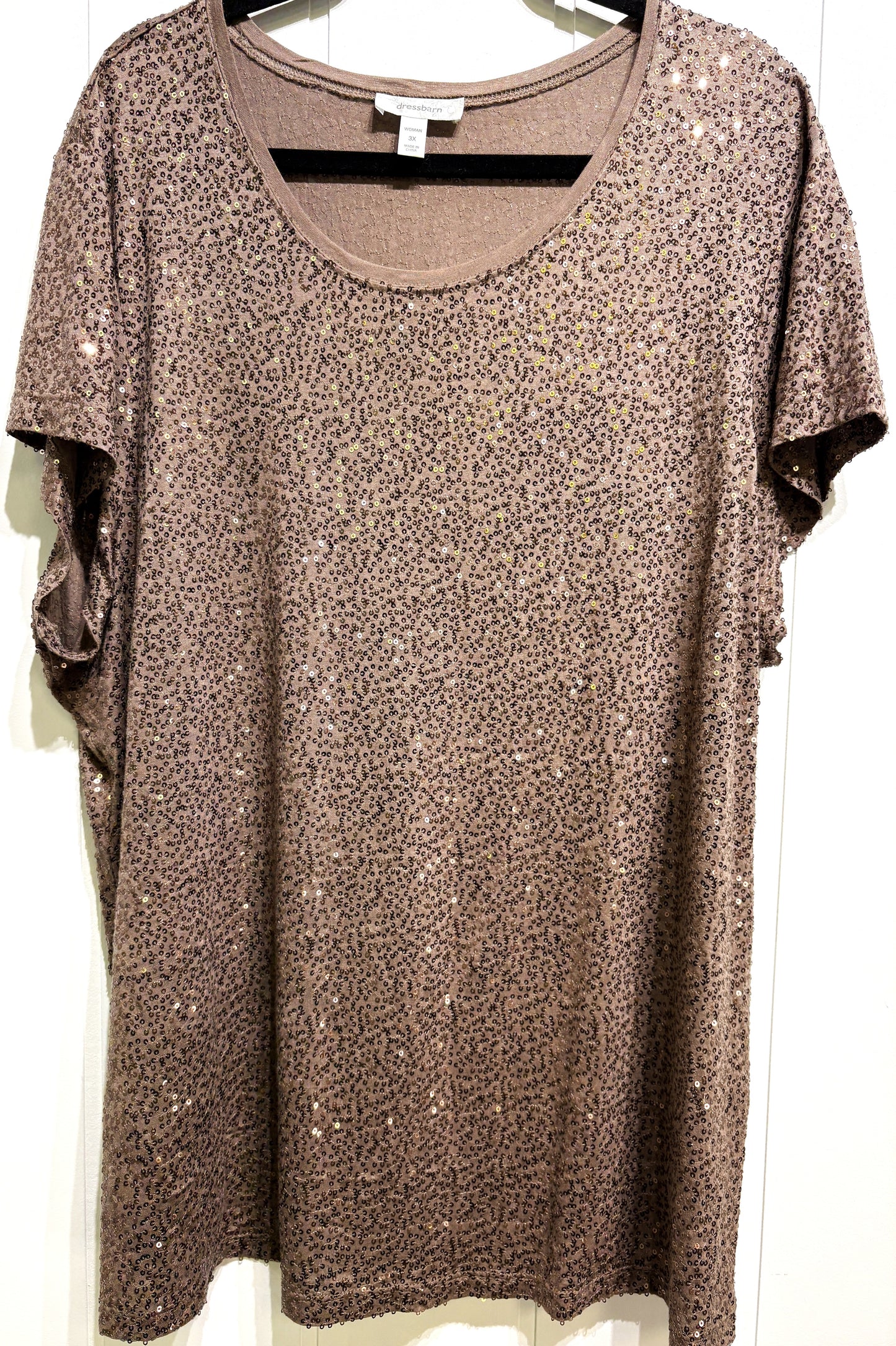 Dressbarn Sequin Top