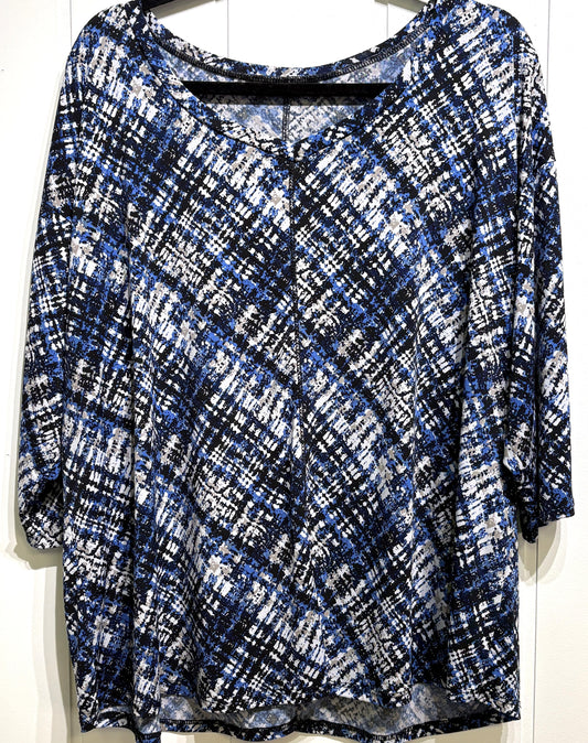 Karen Kane Abstract Print Tops