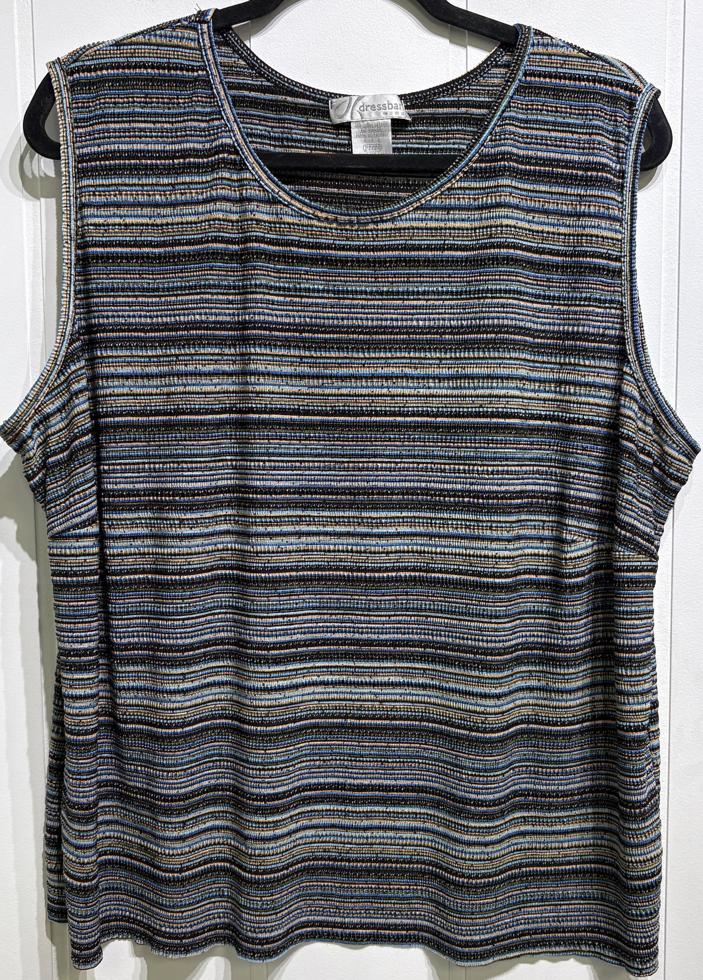 Dressbarn Sleeveless Stripe Blouse