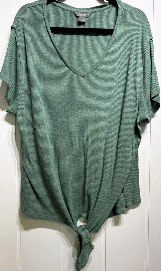 Natural Reflections Front Tie Tee