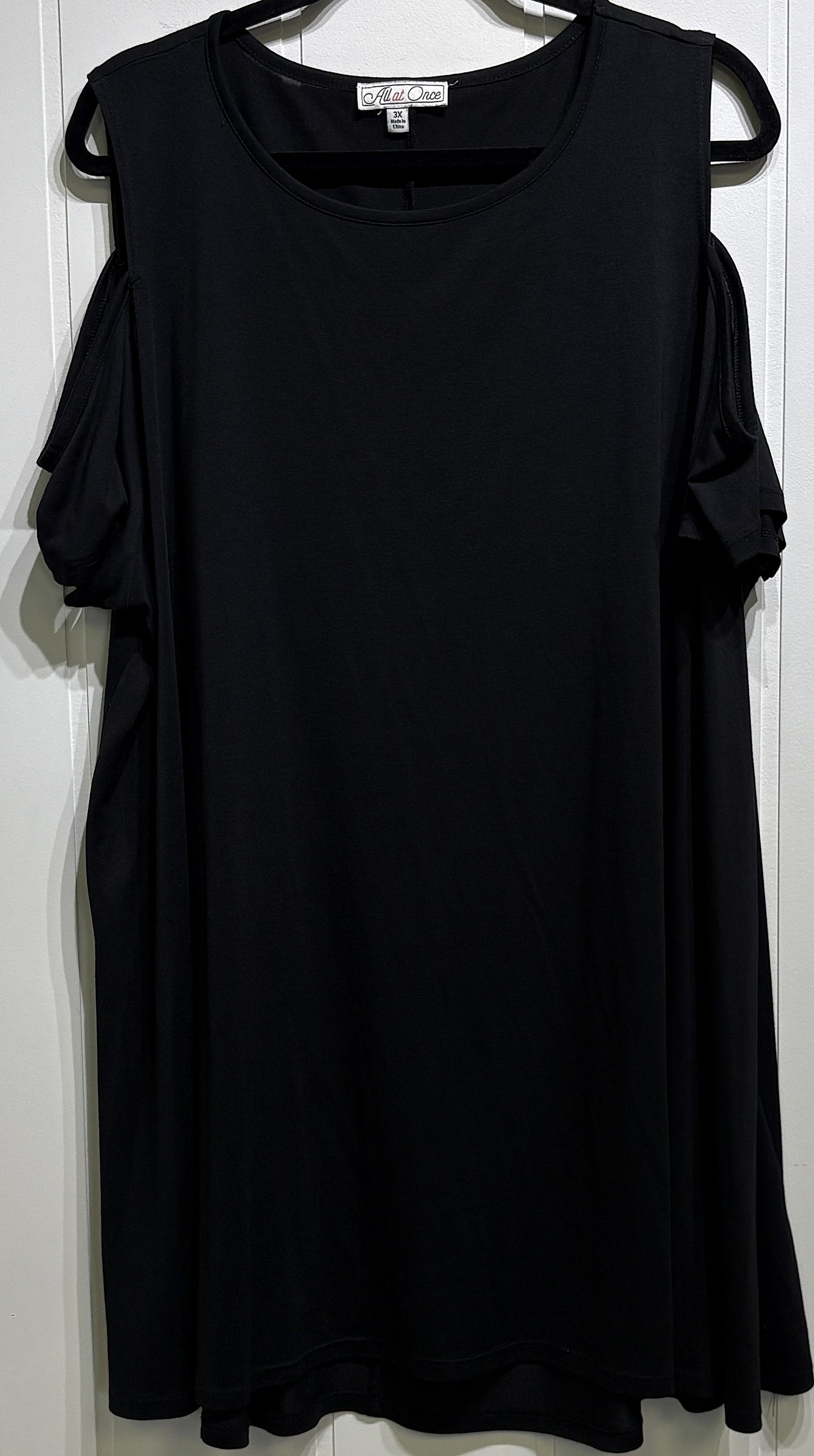 All At Once Off Shoulder Tunic Dress