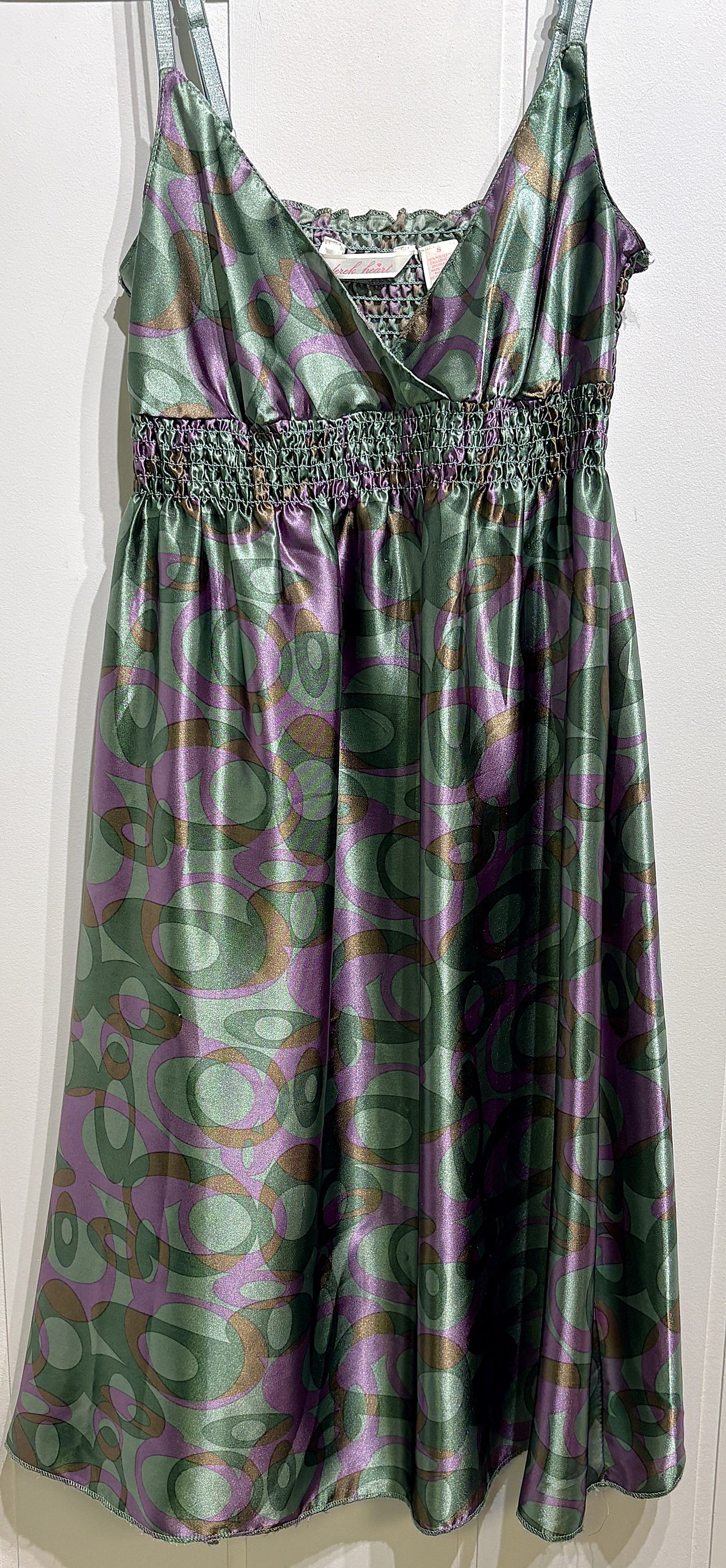 Derek Heart Silky Mini Dress