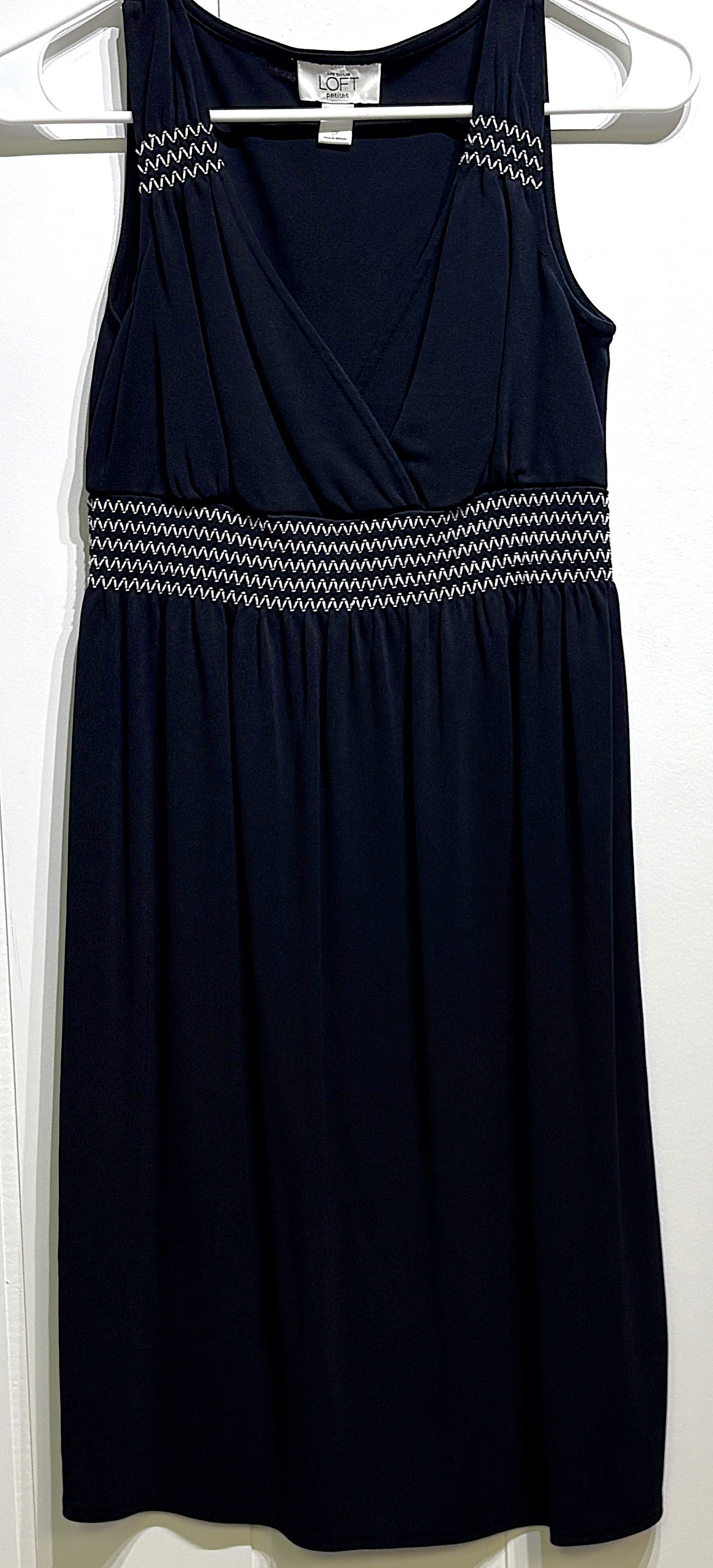 LOFT Mini Dress w/Stitch Detail