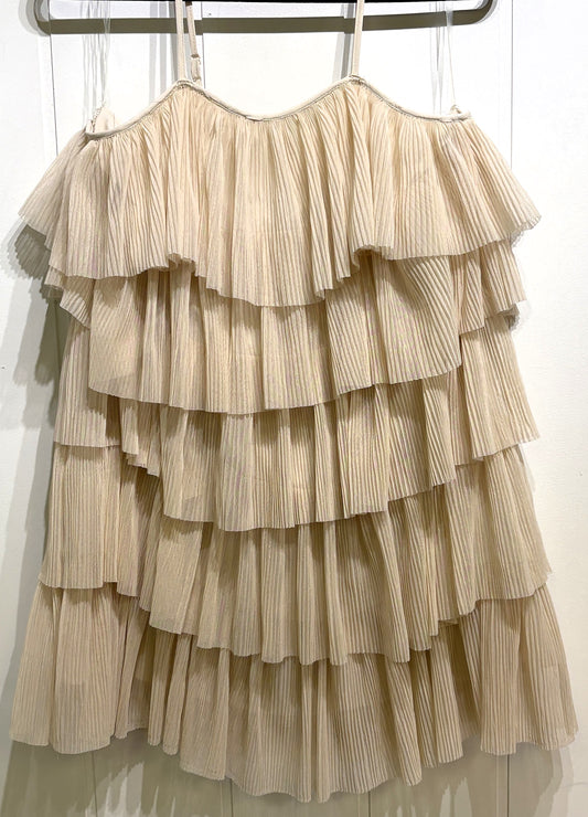 Pleated Chiffon Tiered 'Party' Dress