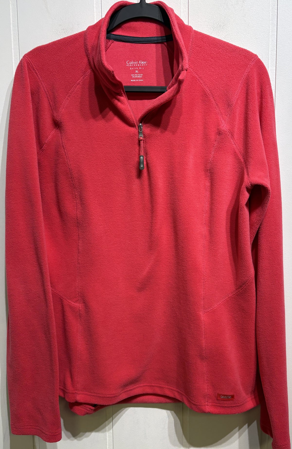 Calvin Klein Qtr. Zip Fleece Sweater