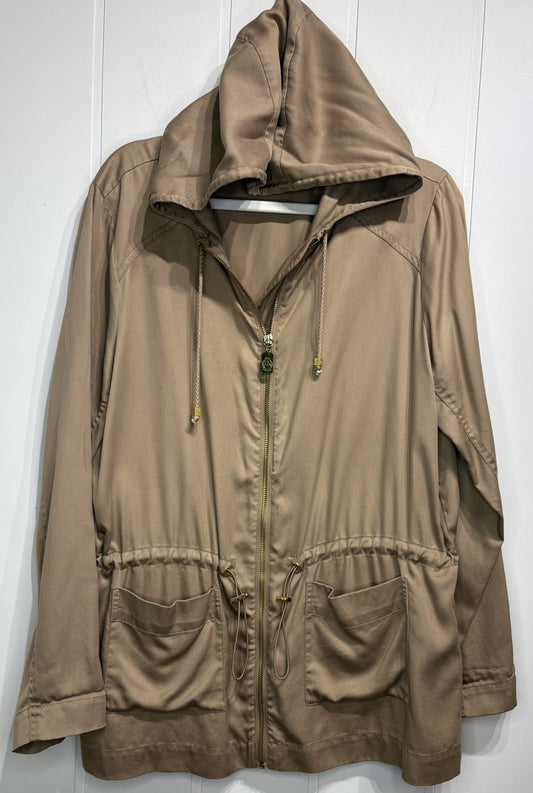 Michael Kors Full-Zip Drawstring Jacket