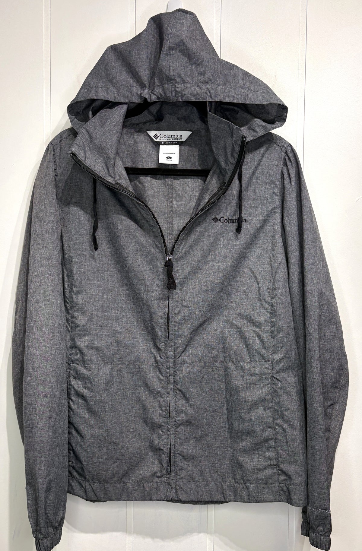 Columbia Full Zip Hooded Windbreaker