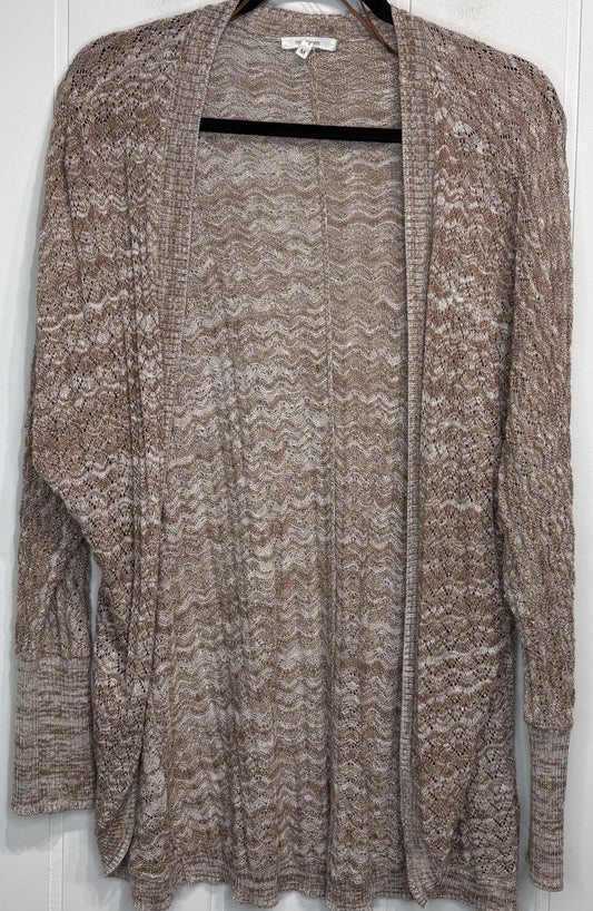 Maurices Open Chevron Print Cardigan