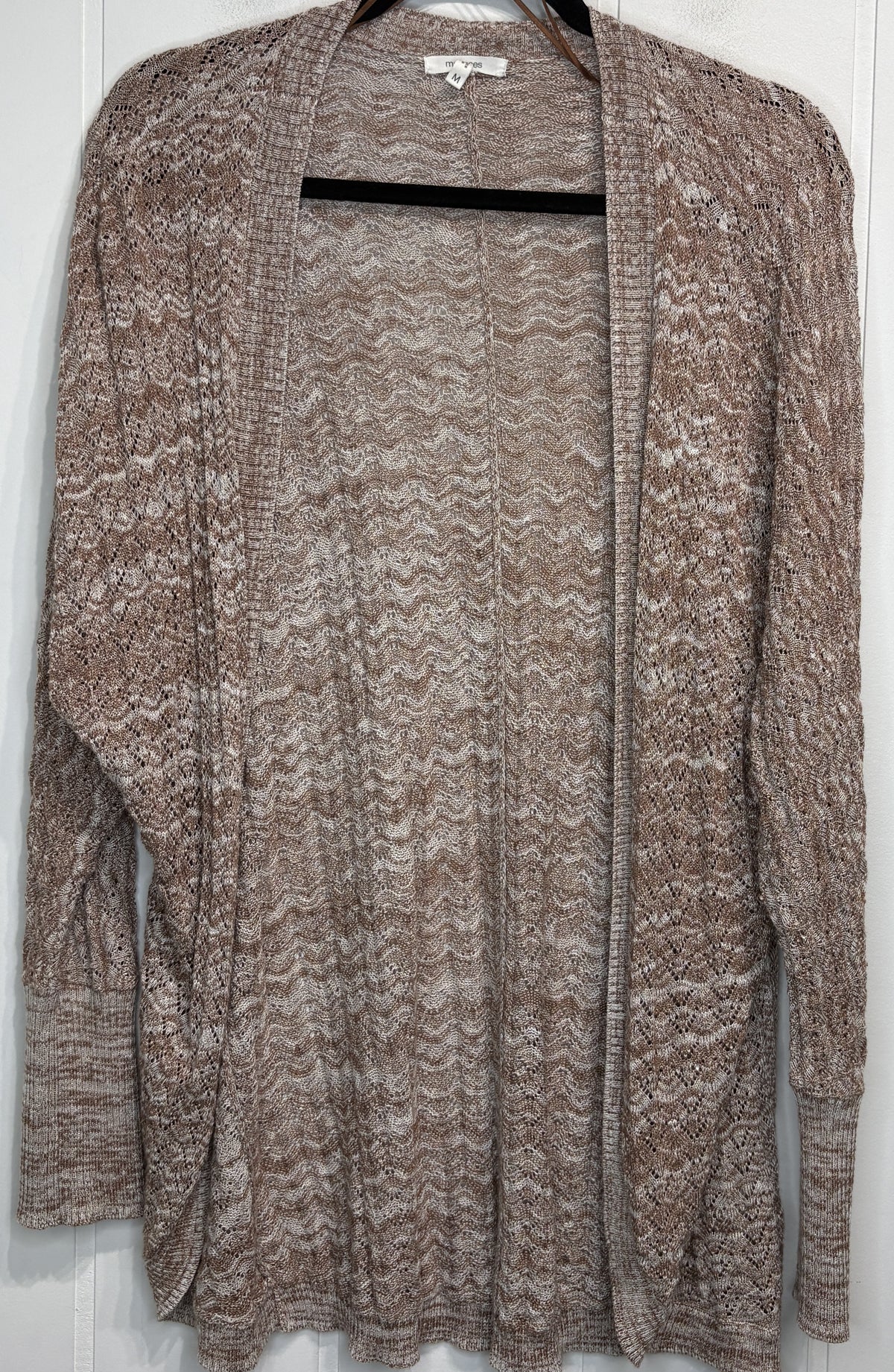 Maurices Open Chevron Print Cardigan