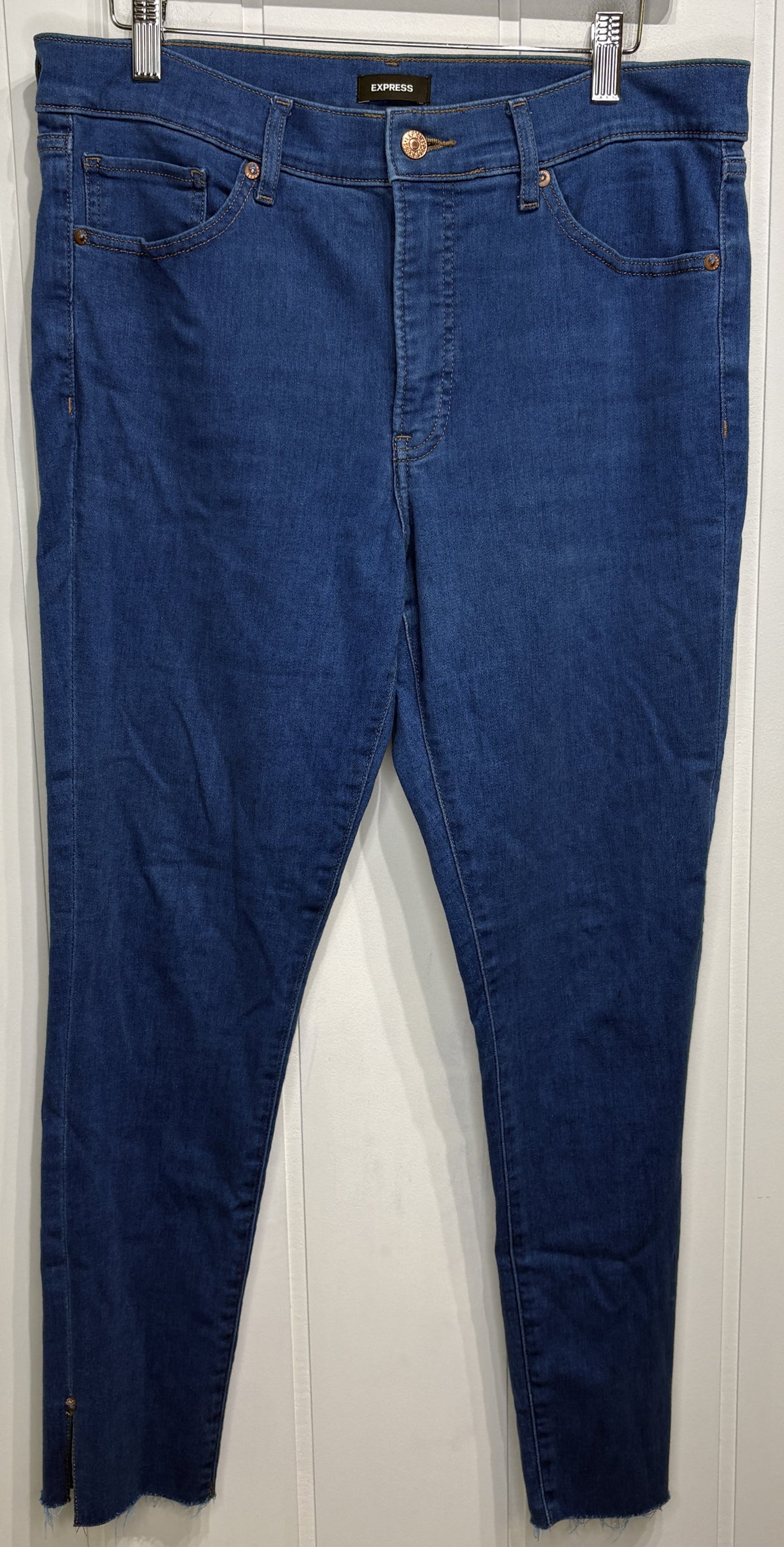 Express Skinny Jeans w/Ankle Slit