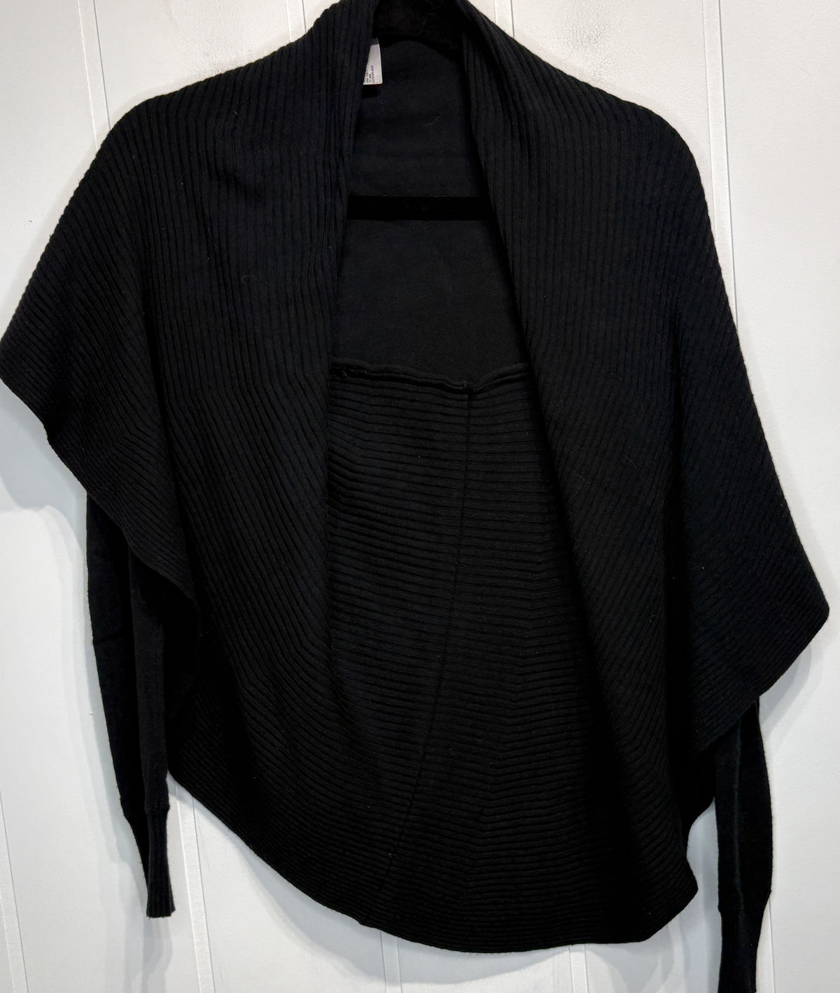 Open-front LS Wrap Cardigan
