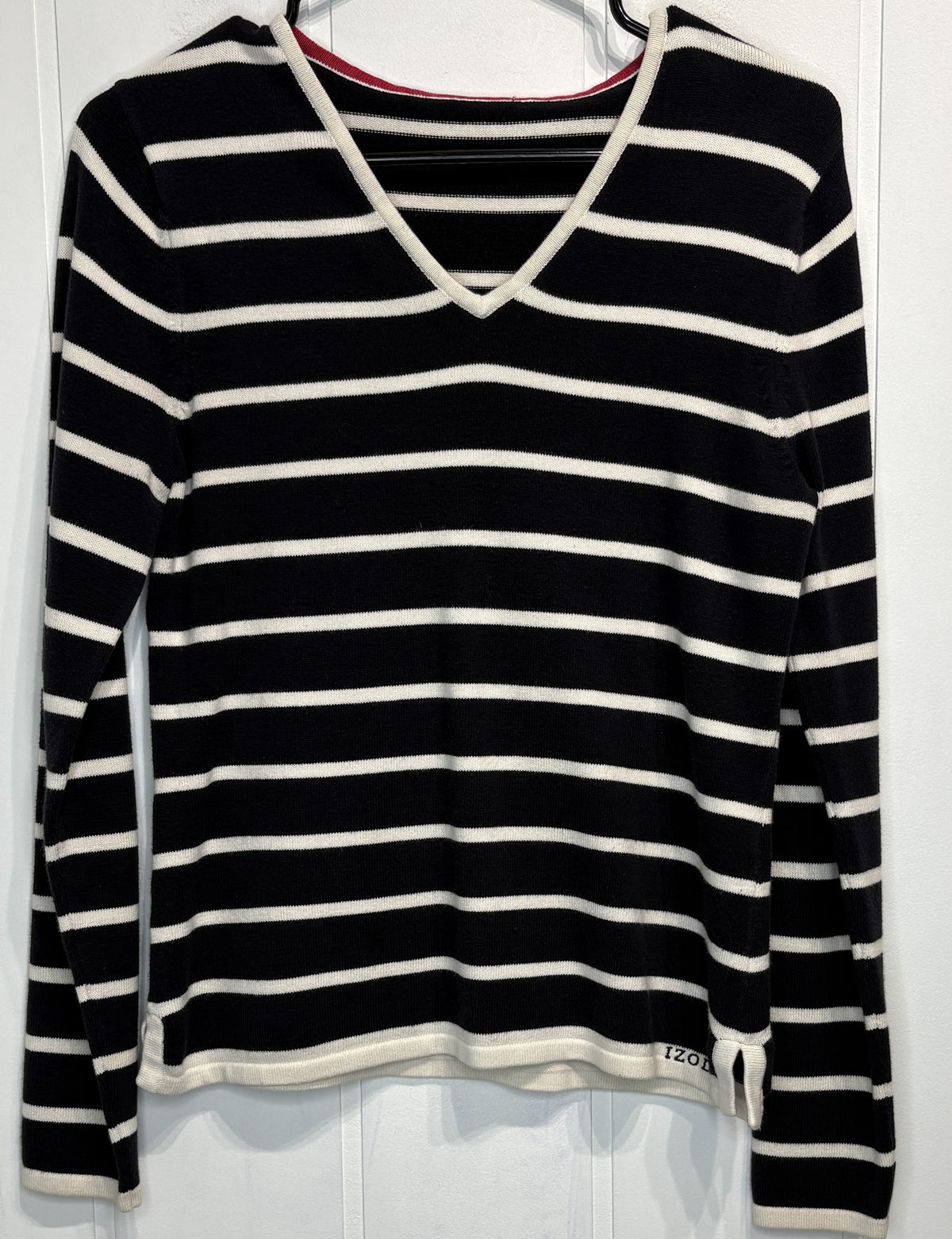 Izod LS Striped Sweater
