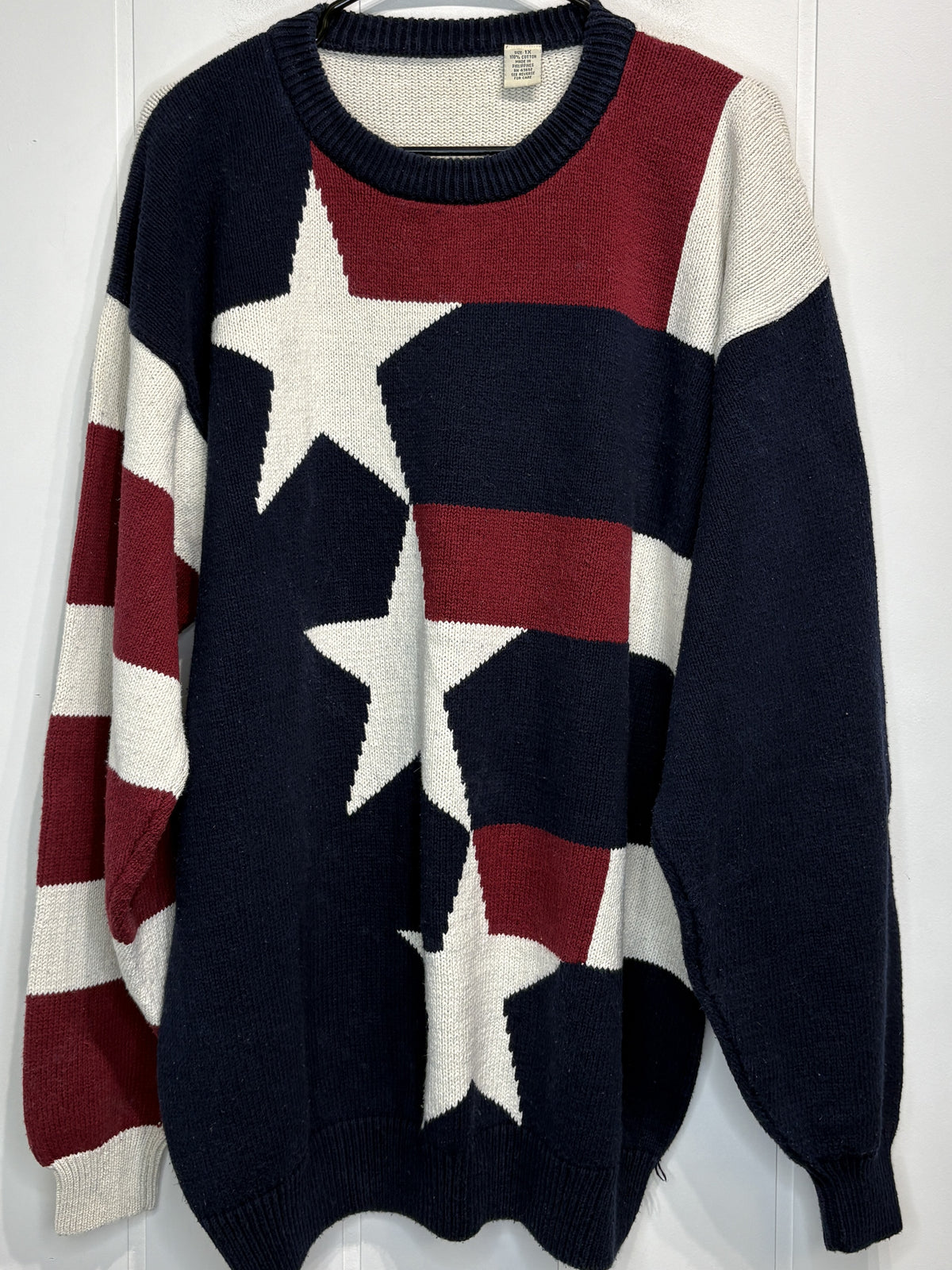 Men's Vintage Stars&Stripes Sweater